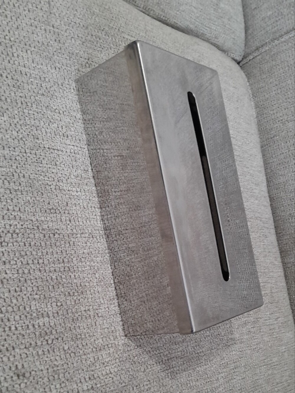IKEA Silver Metal Tissue Dispenser - Picture 3 of 5